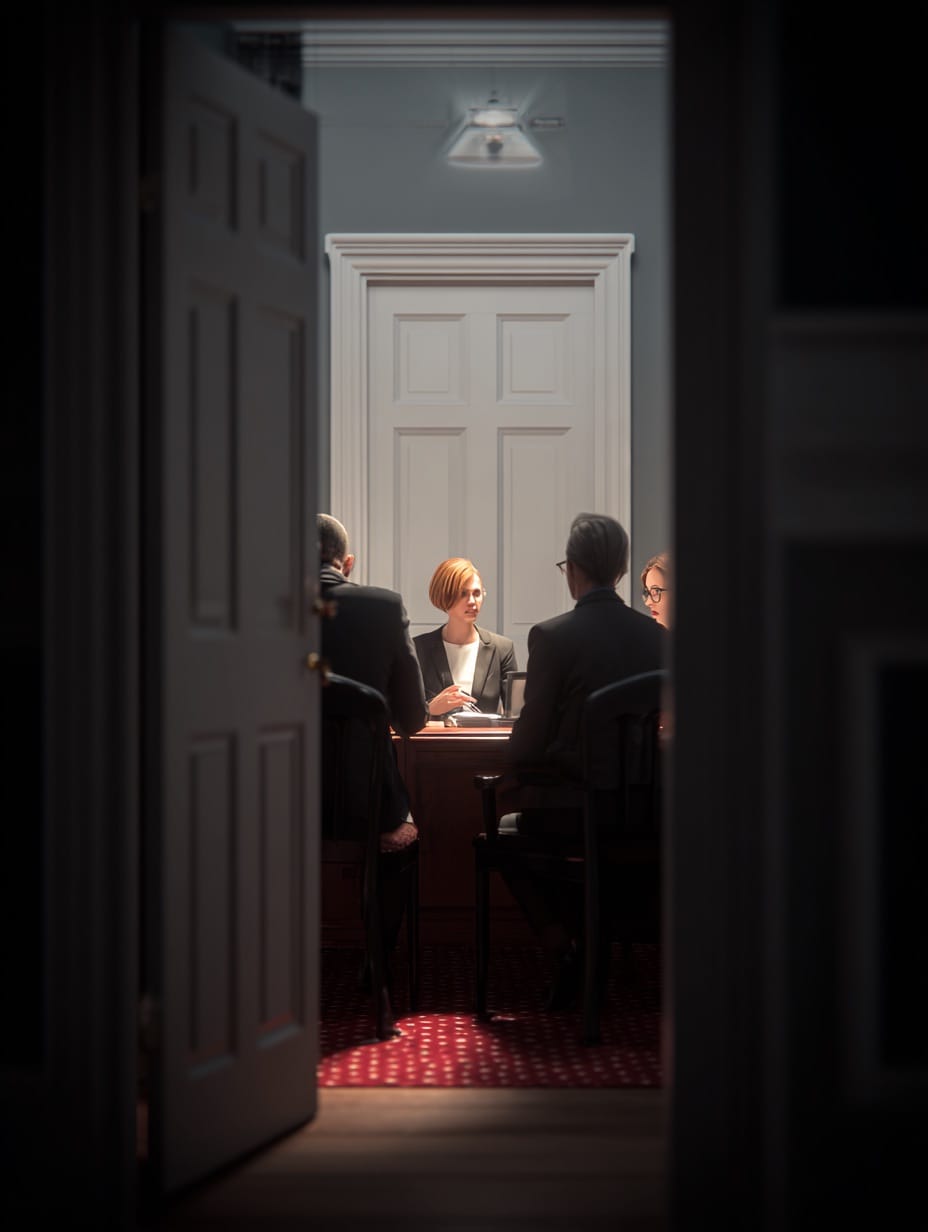 Attorney meeting in progress